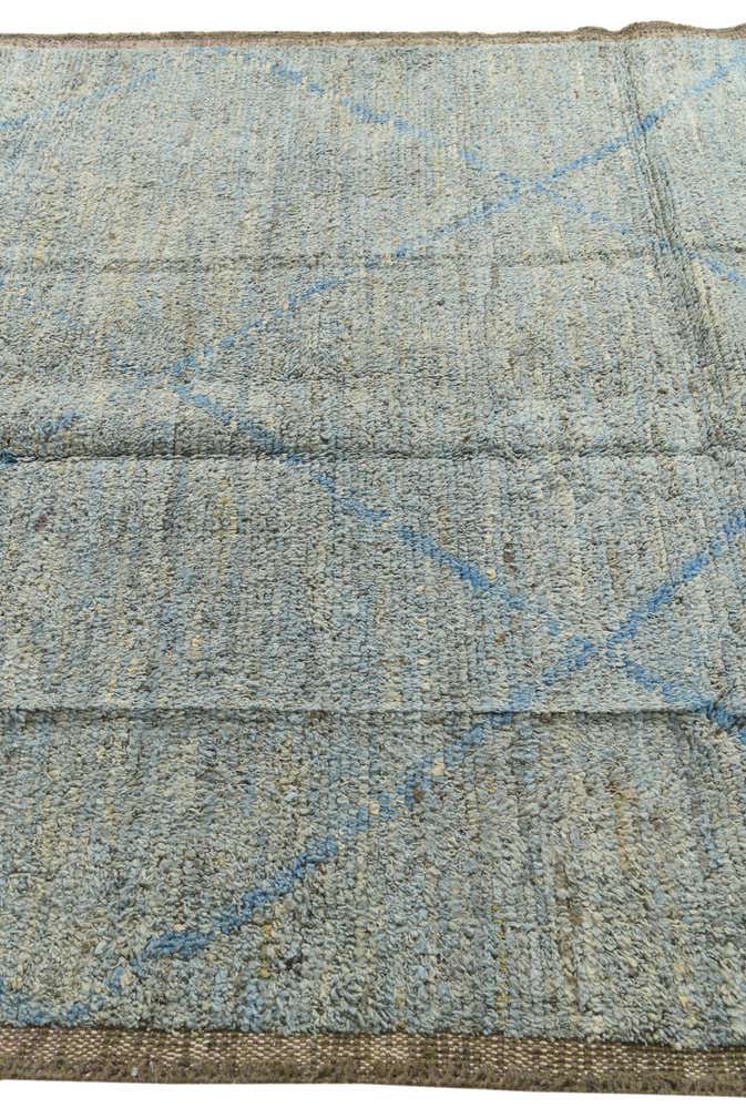 6' 1 x 9' 8 Hand Knotted Moroccan Wool Rug