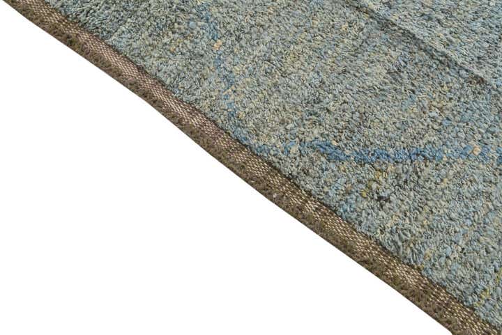 6' 1 x 9' 8 Hand Knotted Moroccan Wool Rug