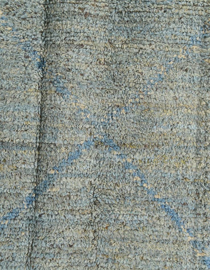 Detail image of 6' 1 x 9' 8  Hand Knotted Moroccan Wool Rug