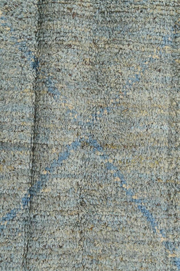 Detail image of 6' 1 x 9' 8 Hand Knotted Moroccan Wool Rug