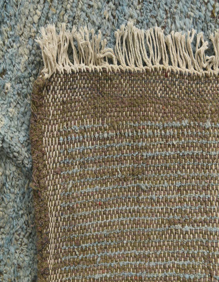 Detail image of 6' 1 x 9' 8  Hand Knotted Moroccan Wool Rug