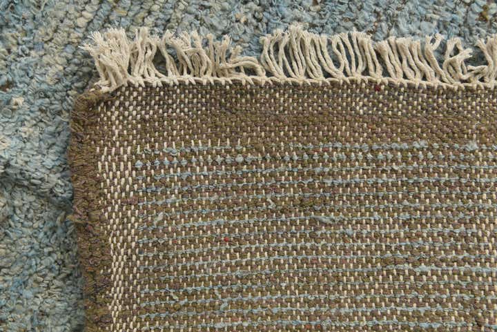 6' 1 x 9' 8 Hand Knotted Moroccan Wool Rug