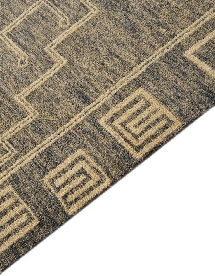 Detail image of 6' 7 x 9' 5  Hand Knotted Moroccan Wool Rug