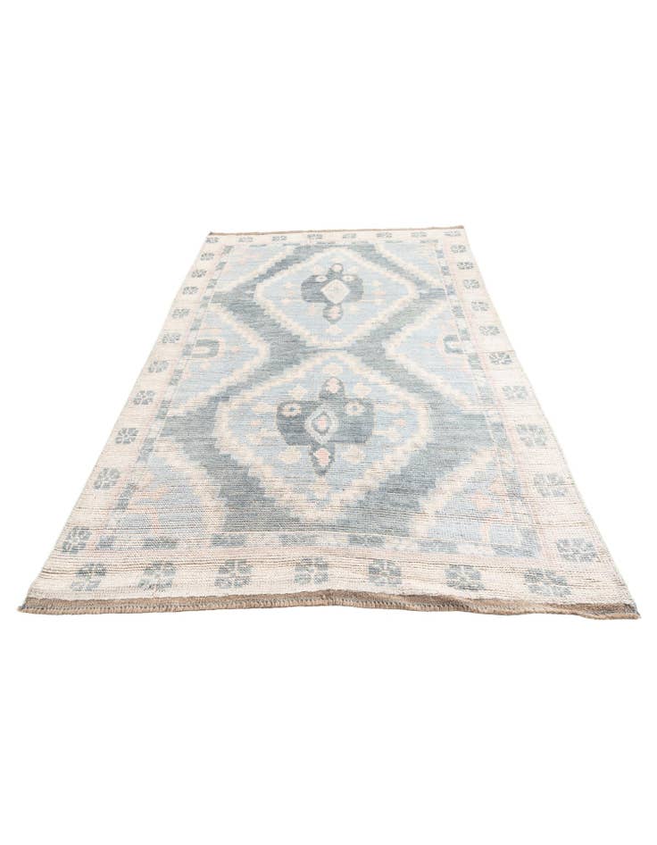 Detail image of 6' 3 x 9' 2 Hand Knotted Moroccan Wool Rug