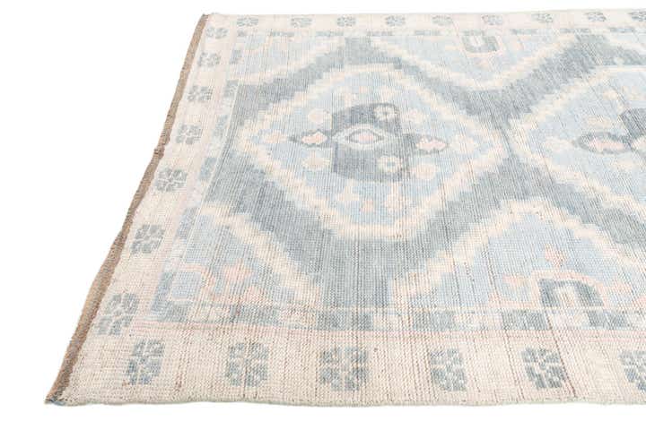 6' 3 x 9' 2 Hand Knotted Moroccan Wool Rug