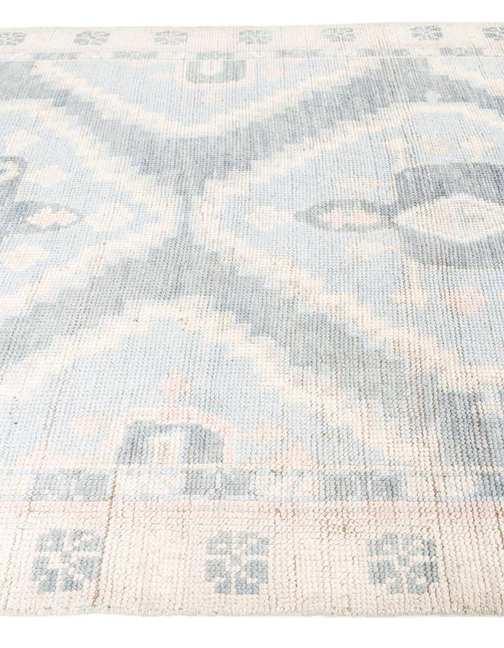 Detail image of 6' 3 x 9' 2  Hand Knotted Moroccan Wool Rug