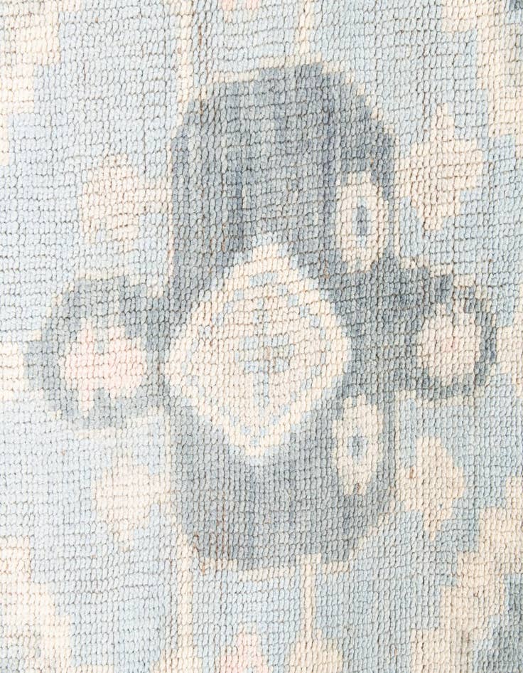Detail image of 6' 3 x 9' 2  Hand Knotted Moroccan Wool Rug