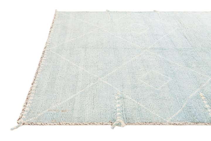 4' 1 x 6' 1 Hand Knotted Moroccan Wool Rug