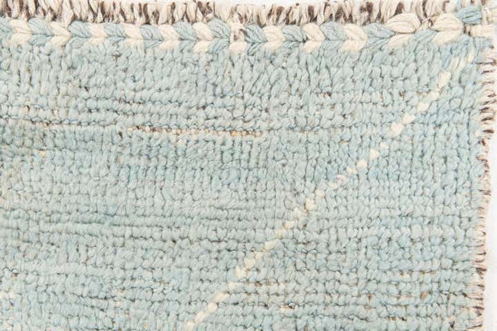 4' 1 x 6' 1 Hand Knotted Moroccan Wool Rug