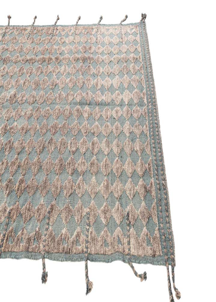 5' 8 x 8' Hand Knotted Moroccan Wool Rug