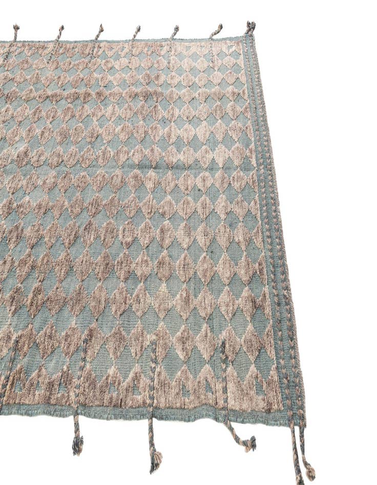 Detail image of 5' 8 x 8' Hand Knotted Moroccan Wool Rug