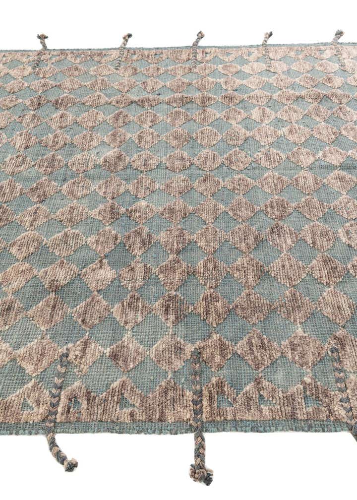 5' 8 x 8' Hand Knotted Moroccan Wool Rug