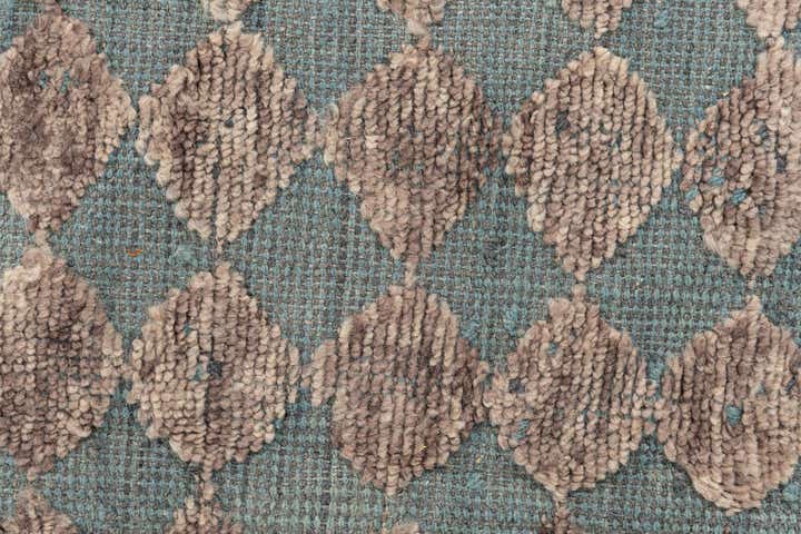 5' 8 x 8' Hand Knotted Moroccan Wool Rug
