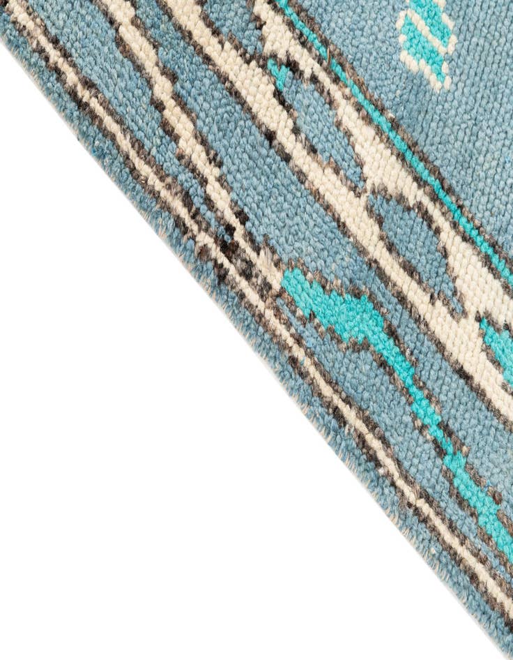 Detail image of 5' x 8' 1  Hand Knotted Moroccan Wool Rug