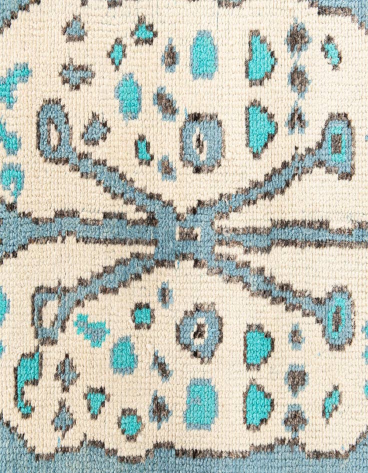Detail image of 5' x 8' 1  Hand Knotted Moroccan Wool Rug