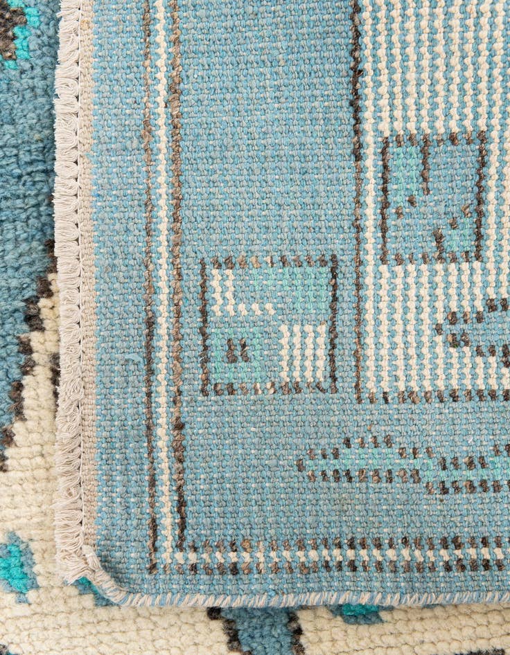 Detail image of 5' x 8' 1  Hand Knotted Moroccan Wool Rug