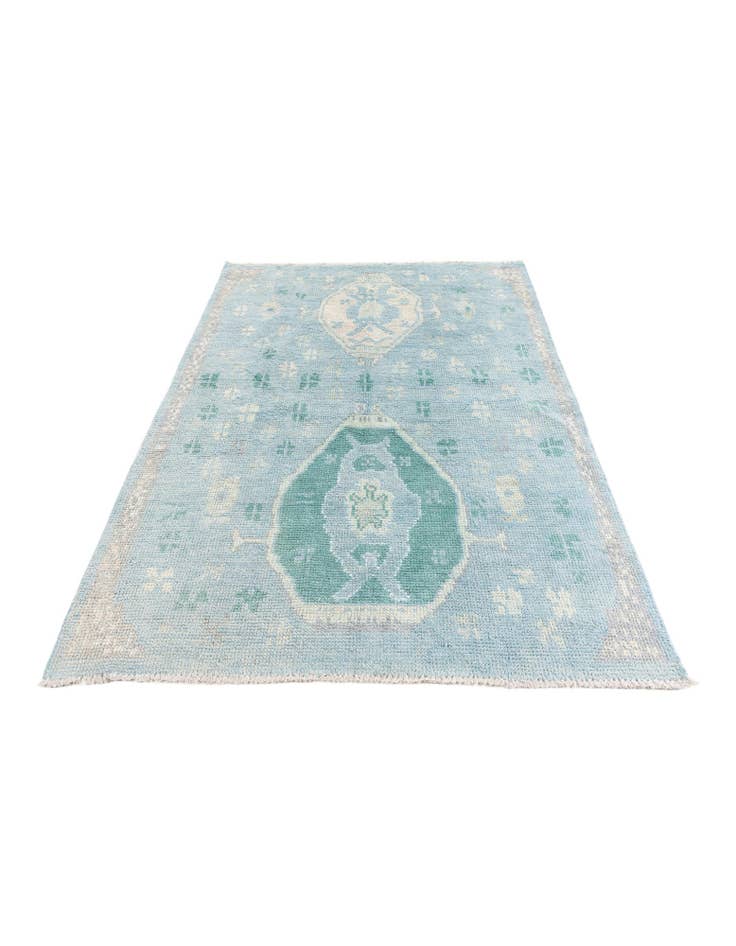 Detail image of 5' 2 x 7' 2 Hand Knotted Moroccan Rug