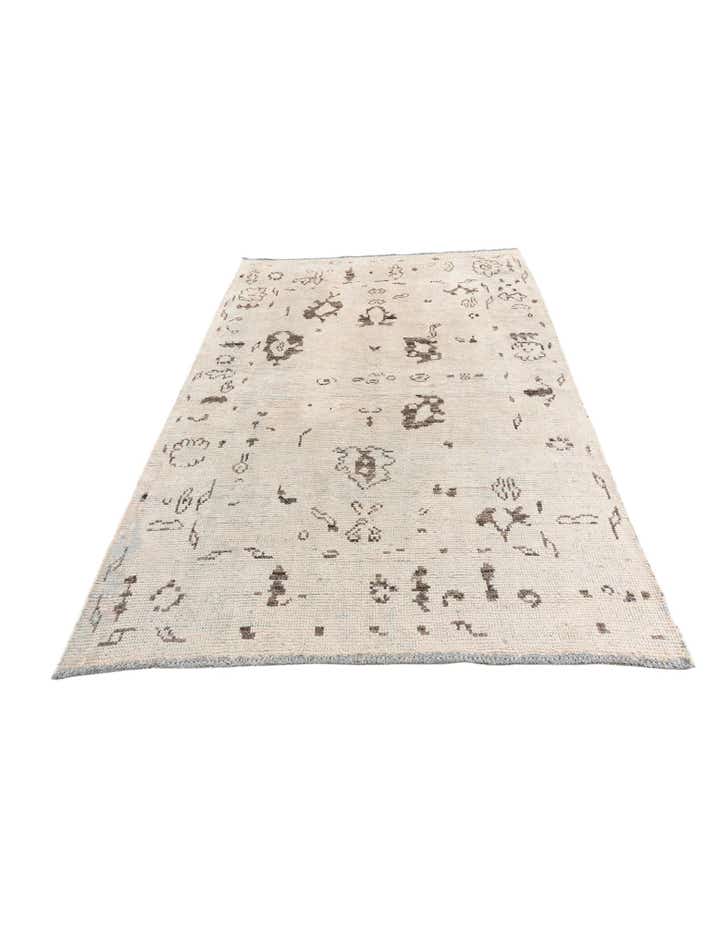 5' 10 x 8' 4 Hand Knotted Moroccan Wool Rug