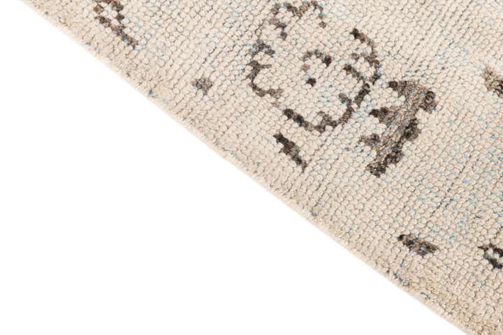5' 10 x 8' 4 Hand Knotted Moroccan Wool Rug
