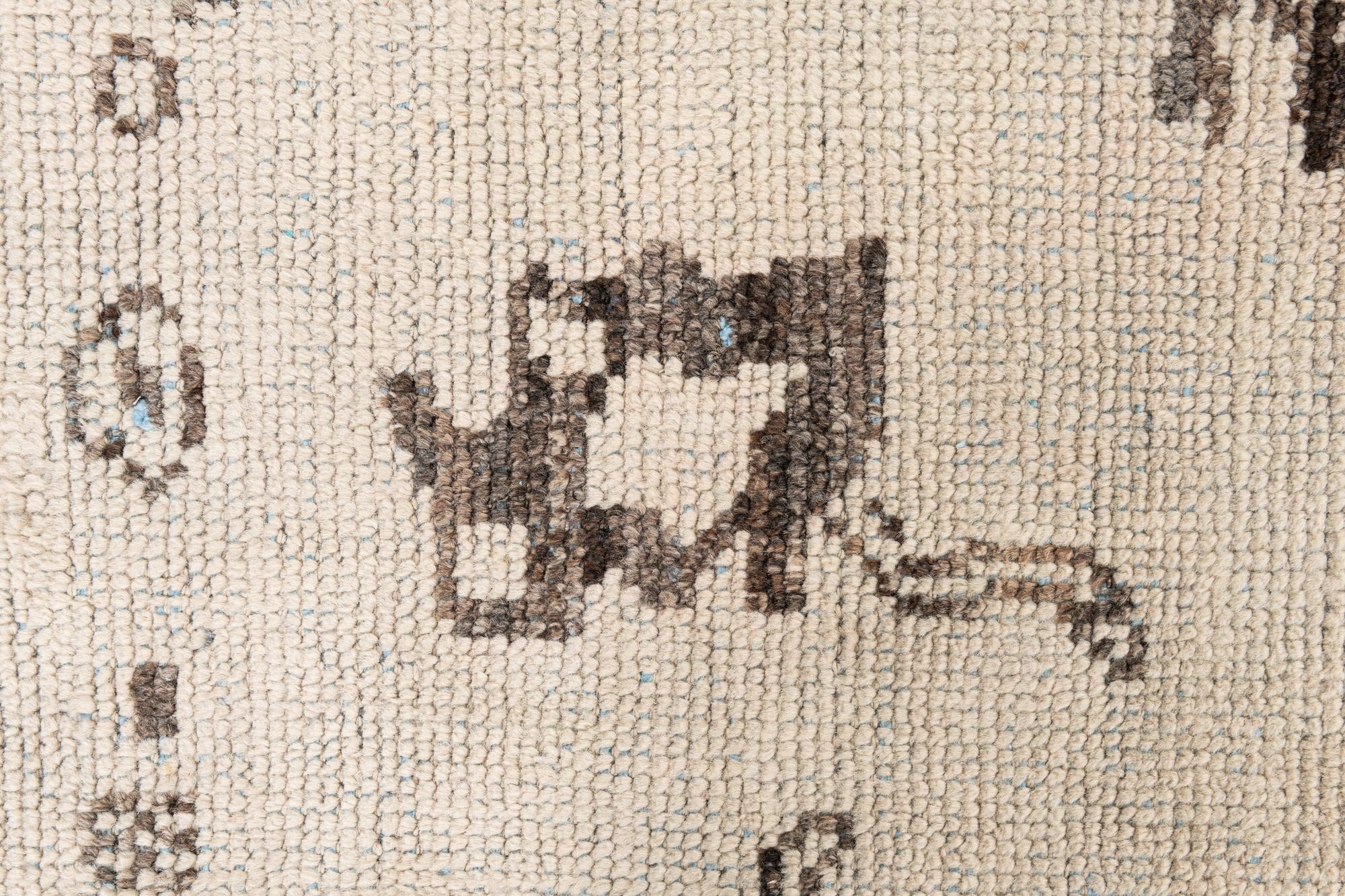 5' 10 x 8' 4 Hand Knotted Moroccan Wool Rug
