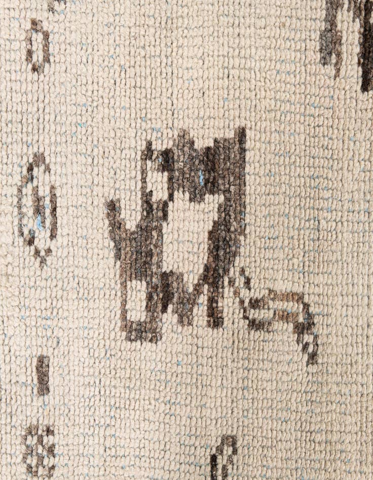 Detail image of 5' 10 x 8' 4  Hand Knotted Moroccan Wool Rug