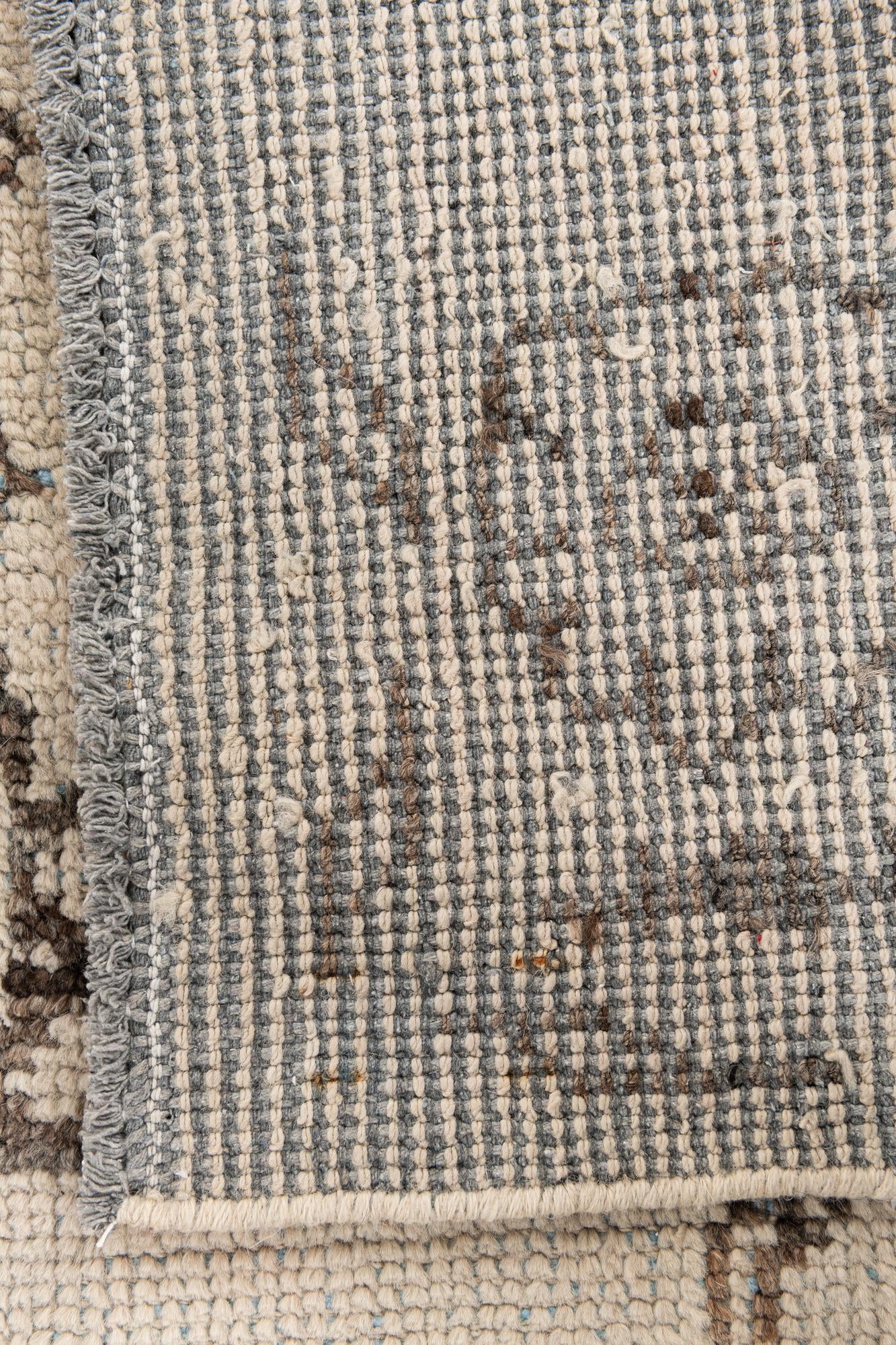 5' 10 x 8' 4 Hand Knotted Moroccan Wool Rug