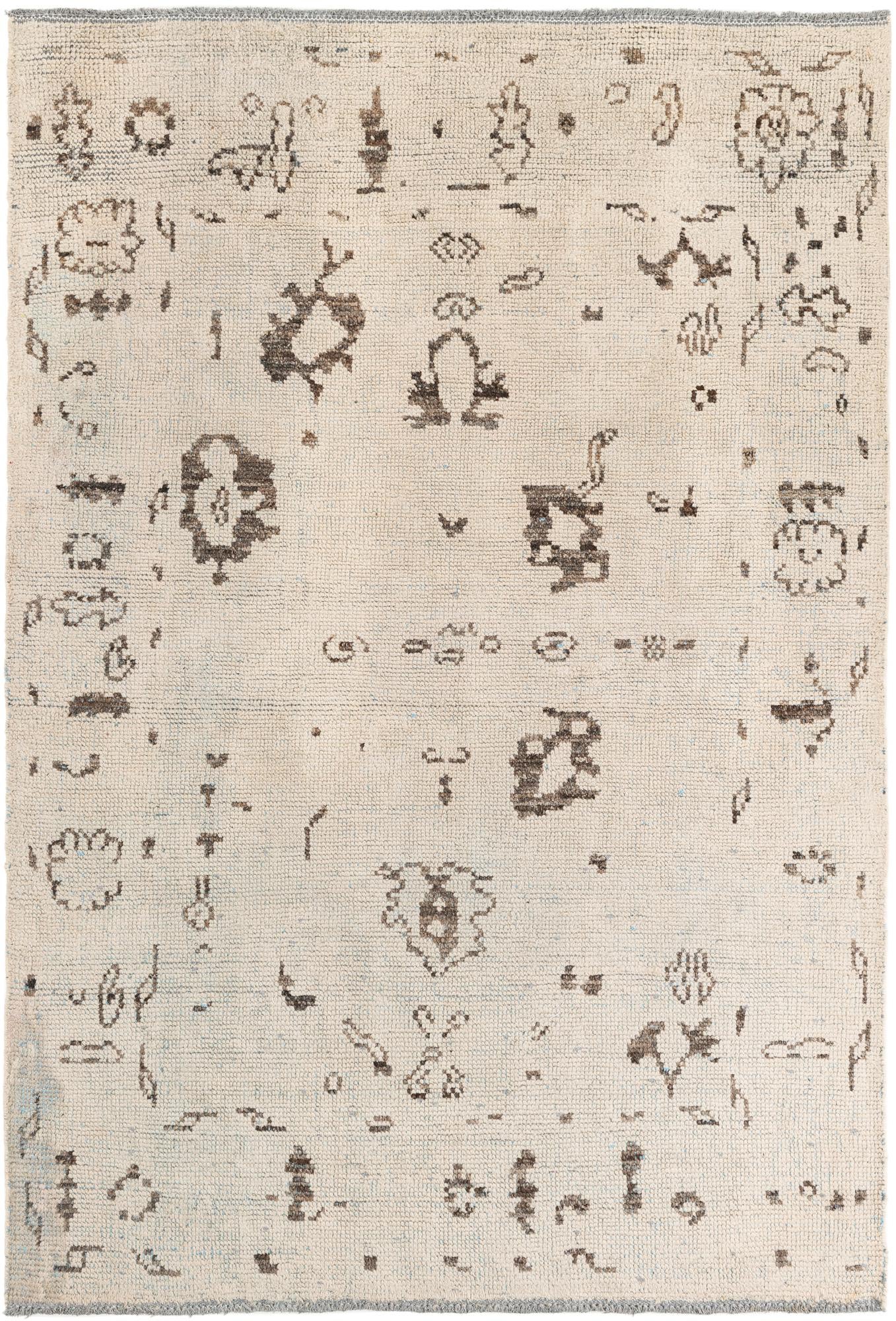 5' 10 x 8' 4 Hand Knotted Moroccan Wool Rug