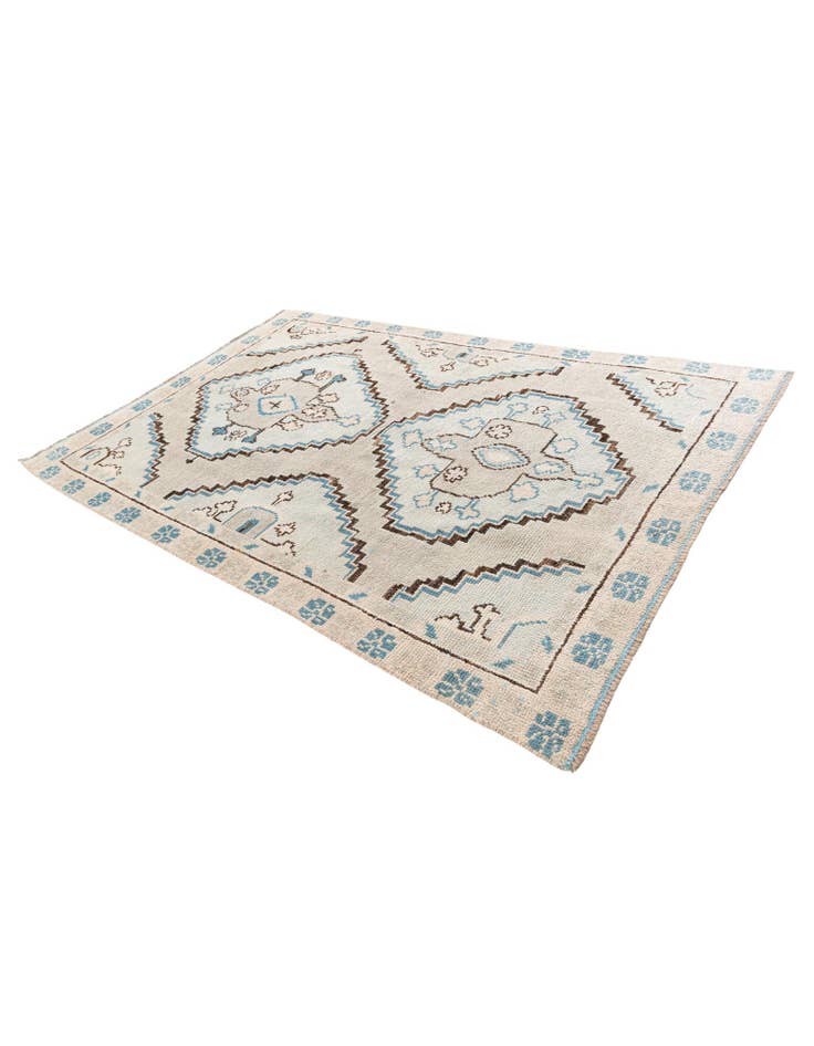 Detail image of 6' x 9' 3 Hand Knotted Moroccan Wool Rug