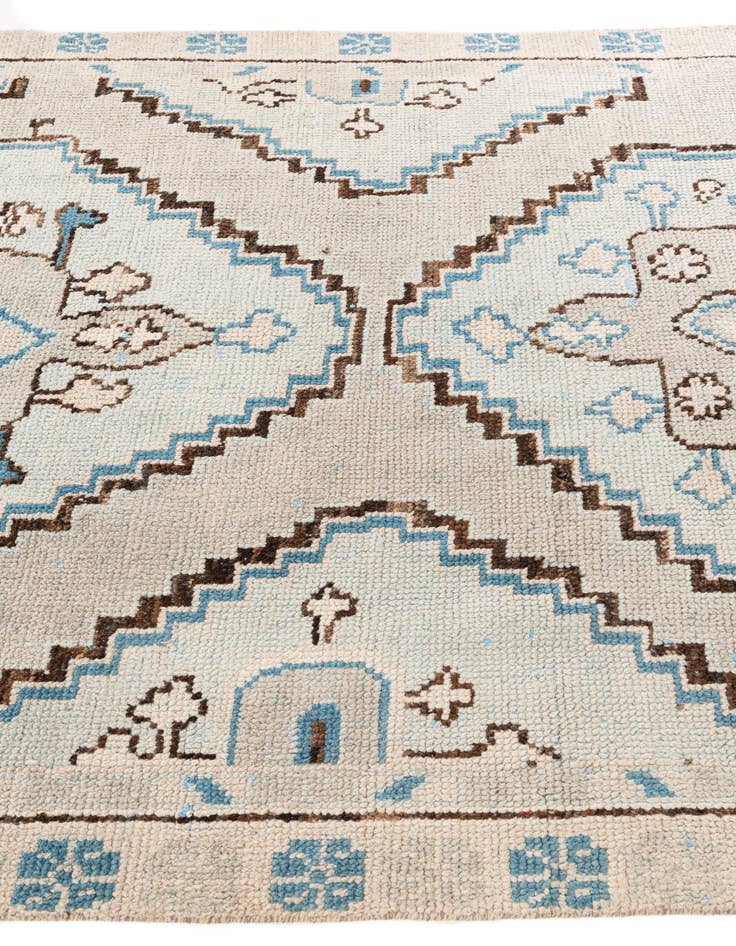 Detail image of 6' x 9' 3  Hand Knotted Moroccan Wool Rug