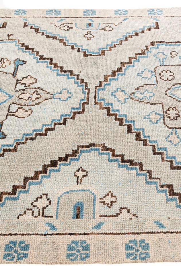 Detail image of 6' x 9' 3 Hand Knotted Moroccan Wool Rug
