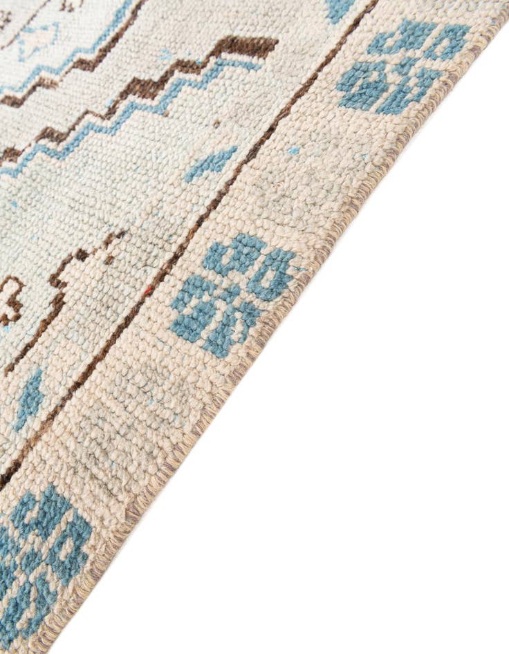 Detail image of 6' x 9' 3  Hand Knotted Moroccan Wool Rug