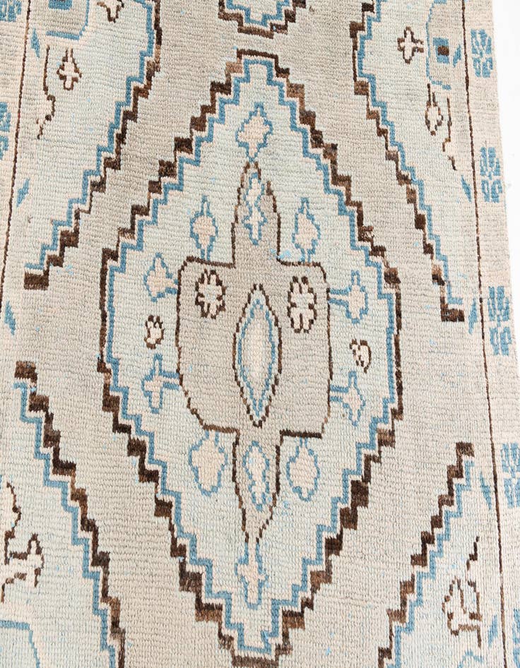 Detail image of 6' x 9' 3  Hand Knotted Moroccan Wool Rug