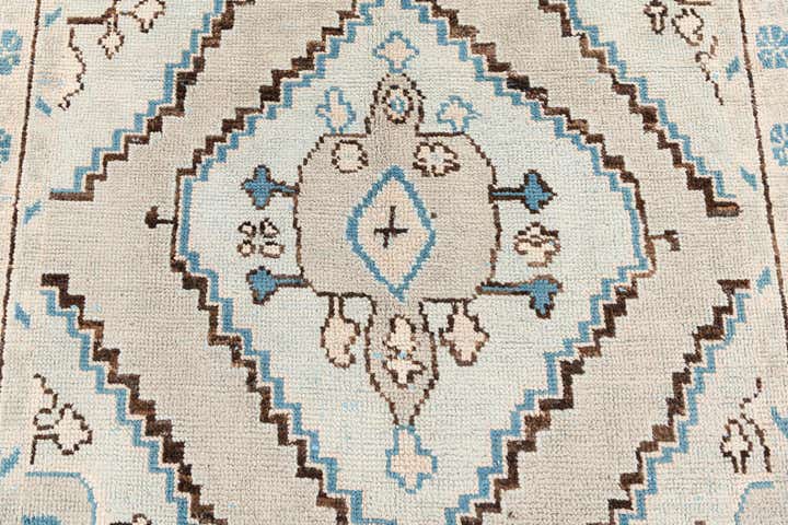 6' x 9' 3 Hand Knotted Moroccan Wool Rug