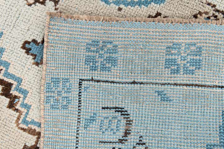 6' x 9' 3 Hand Knotted Moroccan Wool Rug