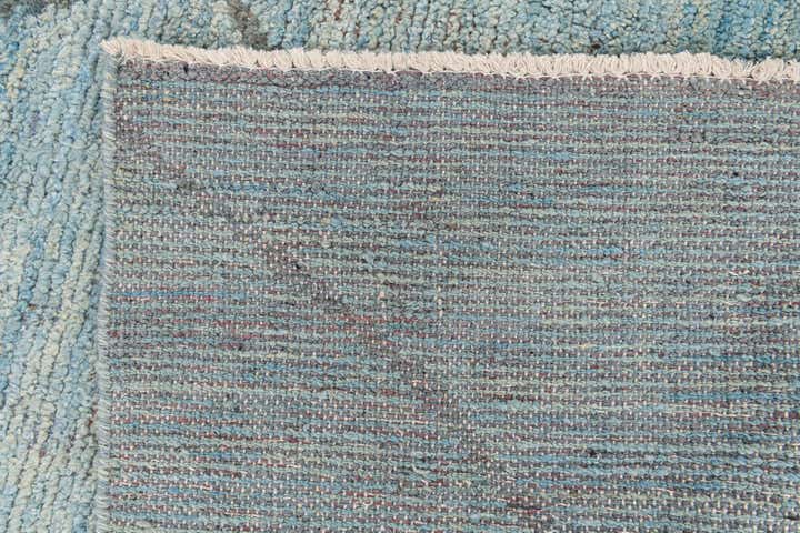 5' 10 x 9' 3 Hand Knotted Moroccan Wool Rug