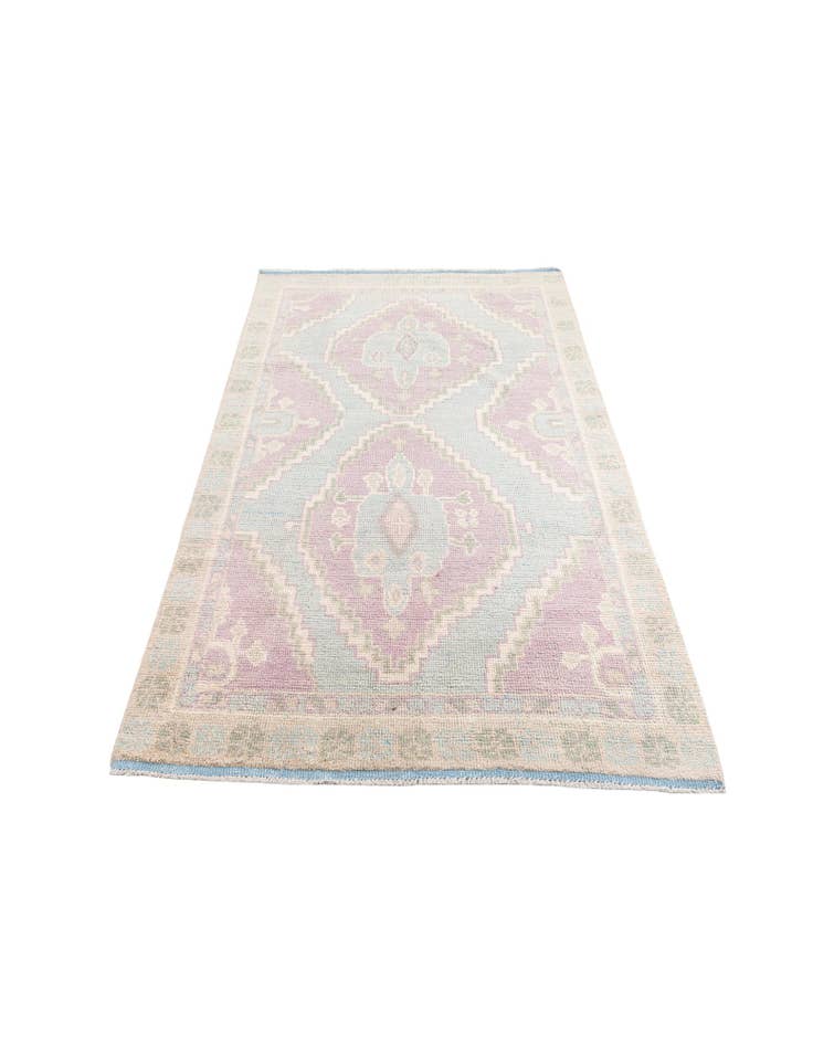 Detail image of 5' 10 x 9' 2  Hand Knotted Moroccan Wool Rug