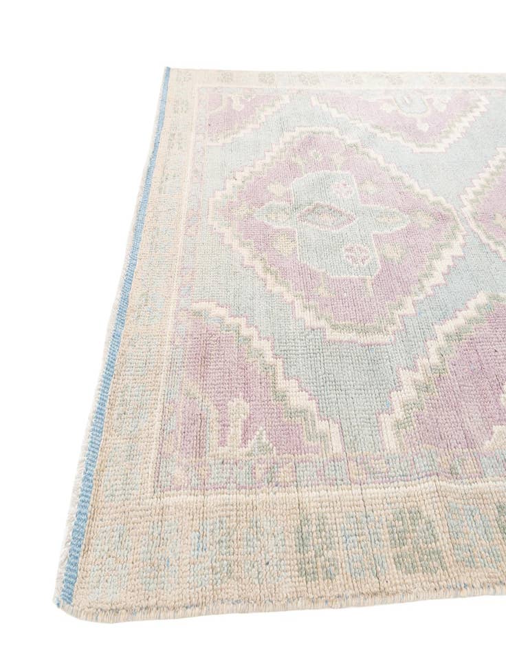 Detail image of 5' 10 x 9' 2  Hand Knotted Moroccan Wool Rug