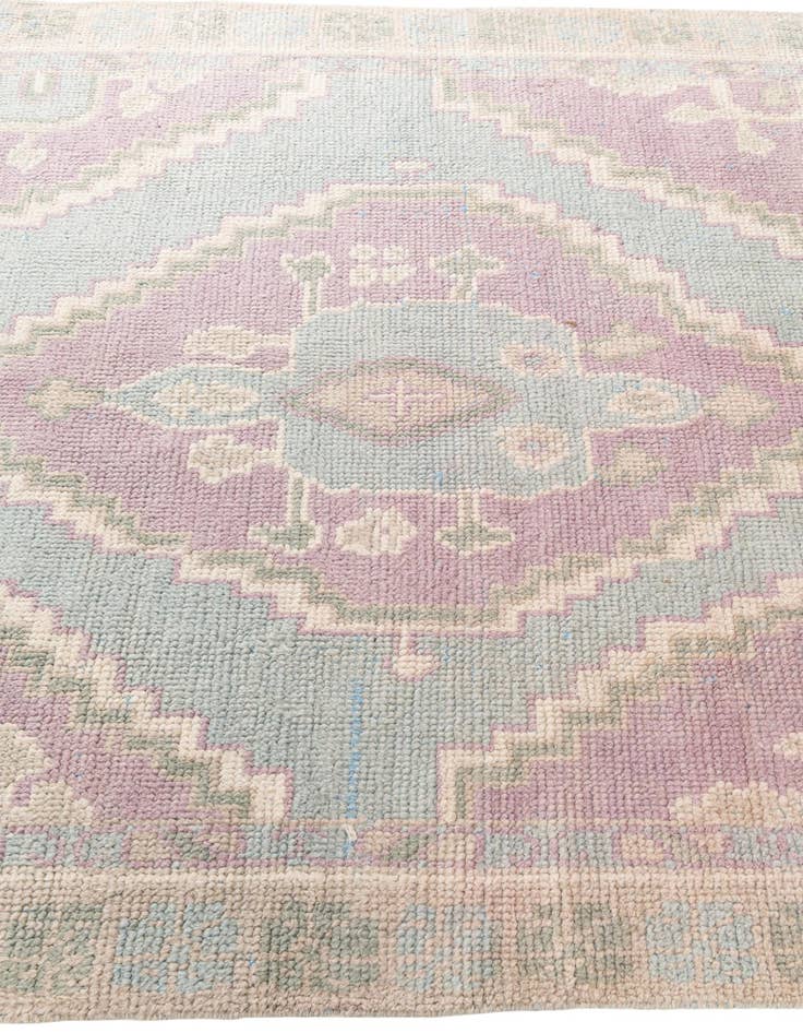 Detail image of 5' 10 x 9' 2  Hand Knotted Moroccan Wool Rug