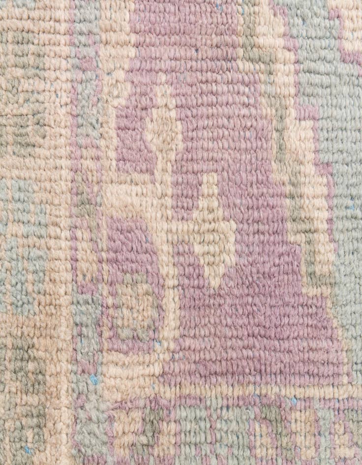 Detail image of 5' 10 x 9' 2 Hand Knotted Moroccan Wool Rug