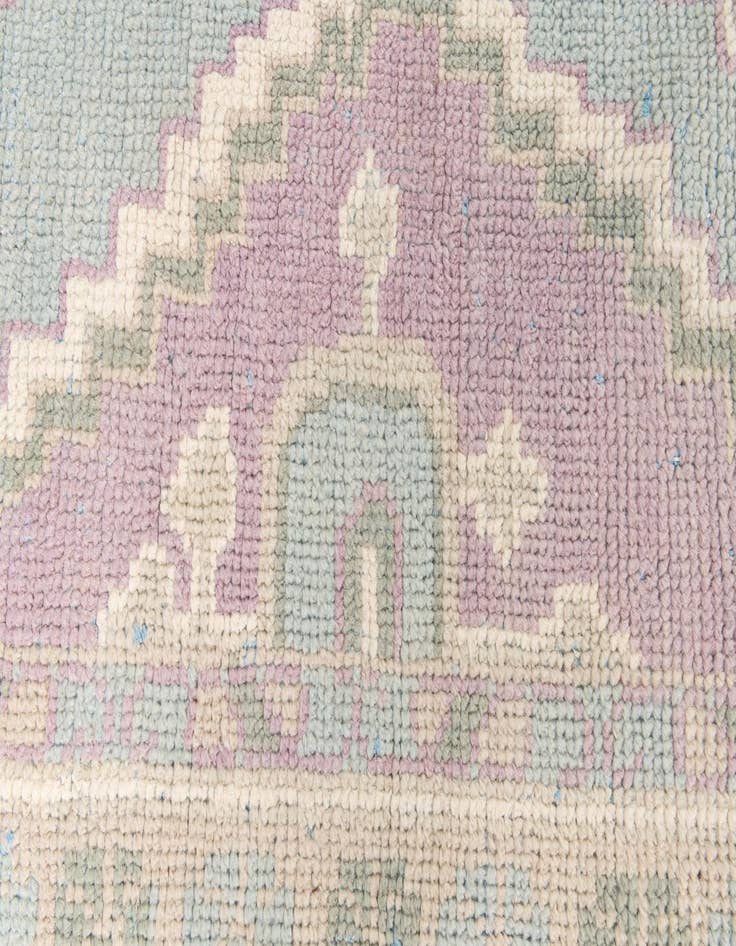 Detail image of 5' 10 x 9' 2  Hand Knotted Moroccan Wool Rug