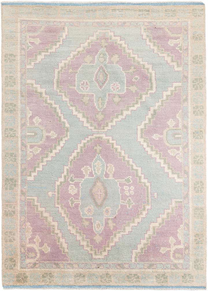 5' 10 x 9' 2 Hand Knotted Moroccan Wool Rug