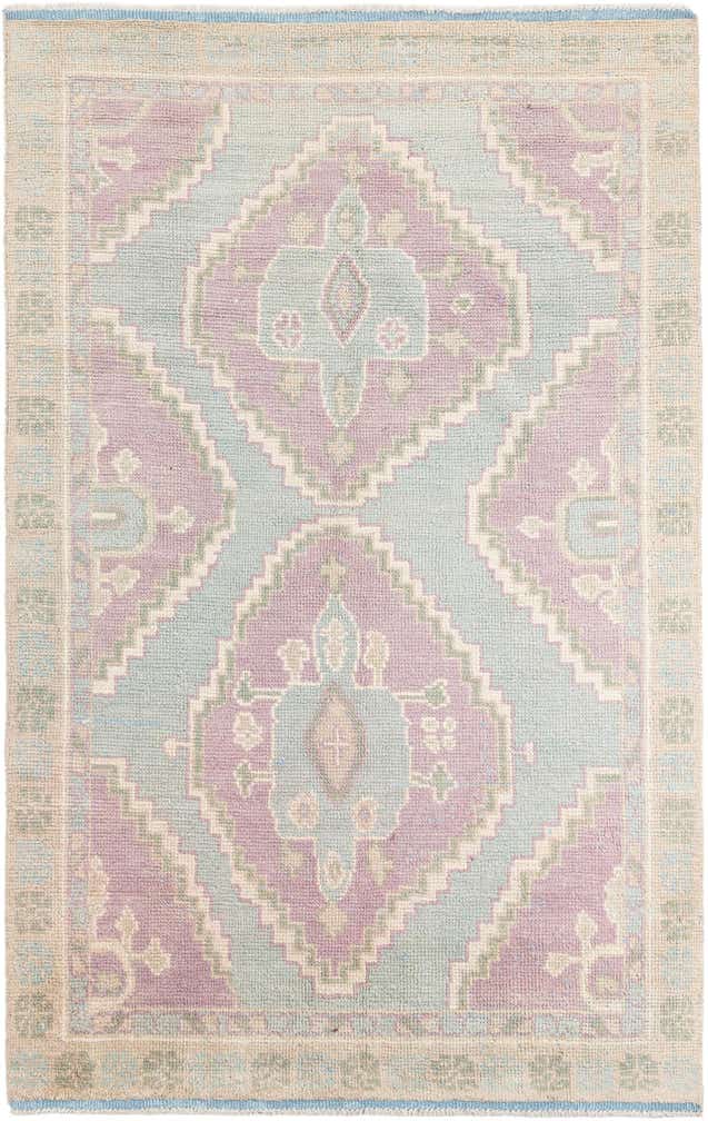 5' 10 x 9' 2 Hand Knotted Moroccan Wool Rug