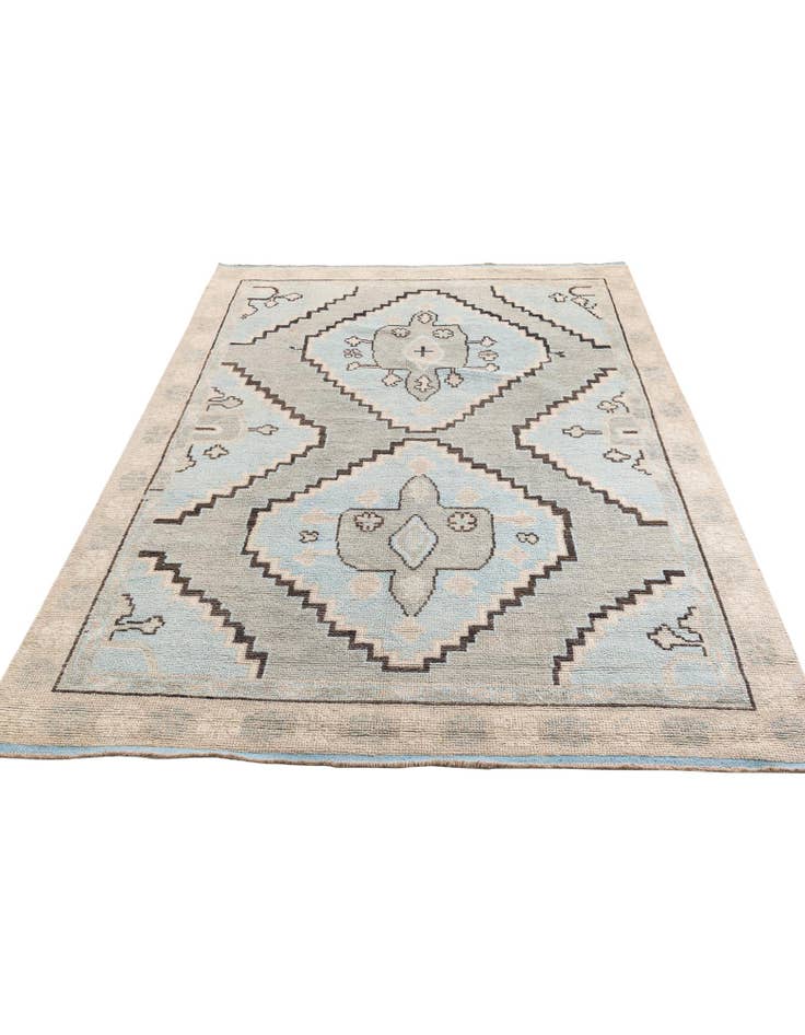 Detail image of 7' 10 x 10' 4 Hand Knotted Moroccan Wool Rug