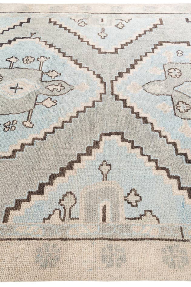 Detail image of 7' 10 x 10' 4 Hand Knotted Moroccan Wool Rug