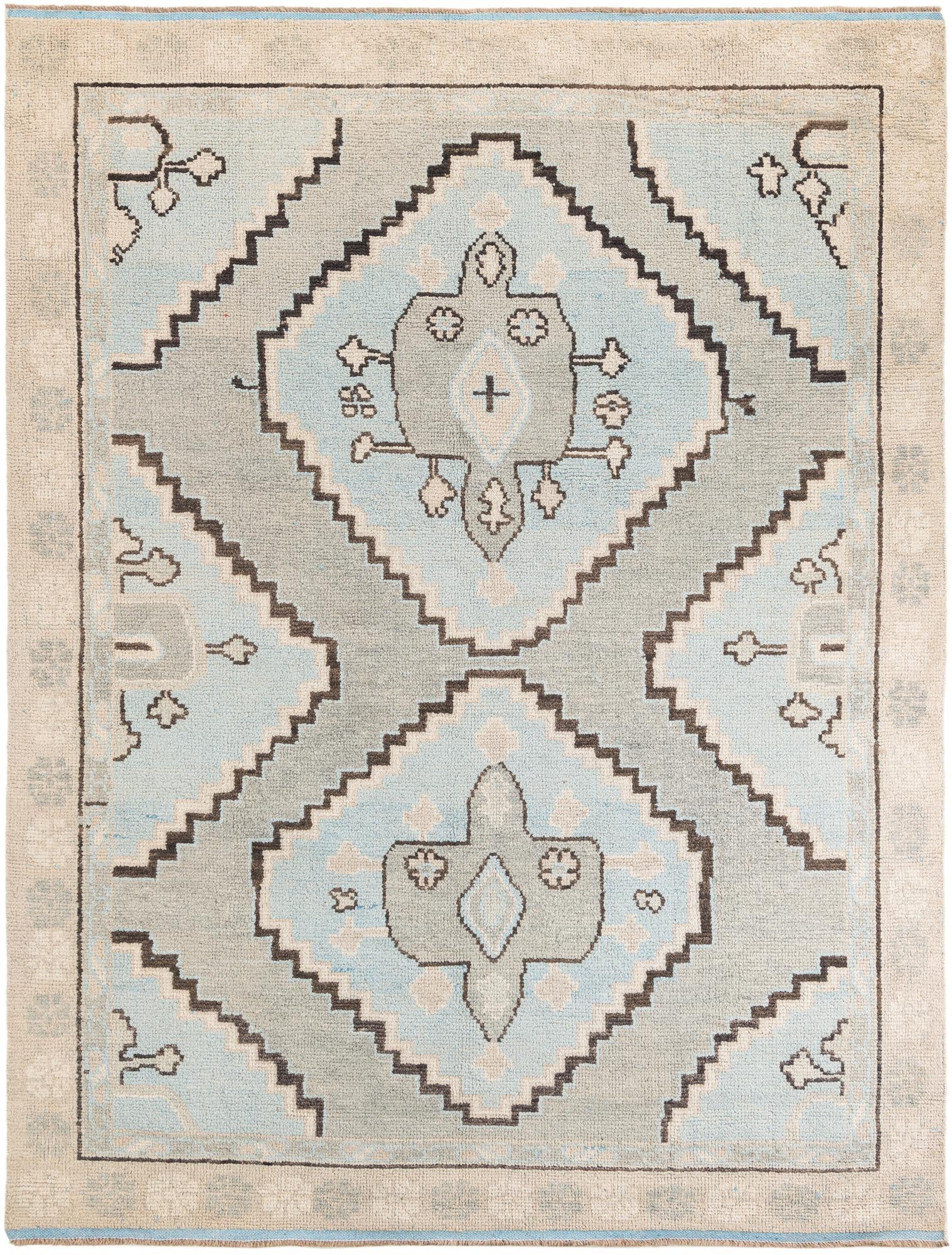 7' 10 x 10' 4 Hand Knotted Moroccan Wool Rug