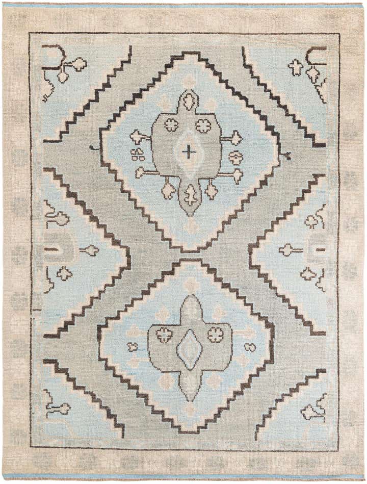 7' 10 x 10' 4 Hand Knotted Moroccan Wool Rug
