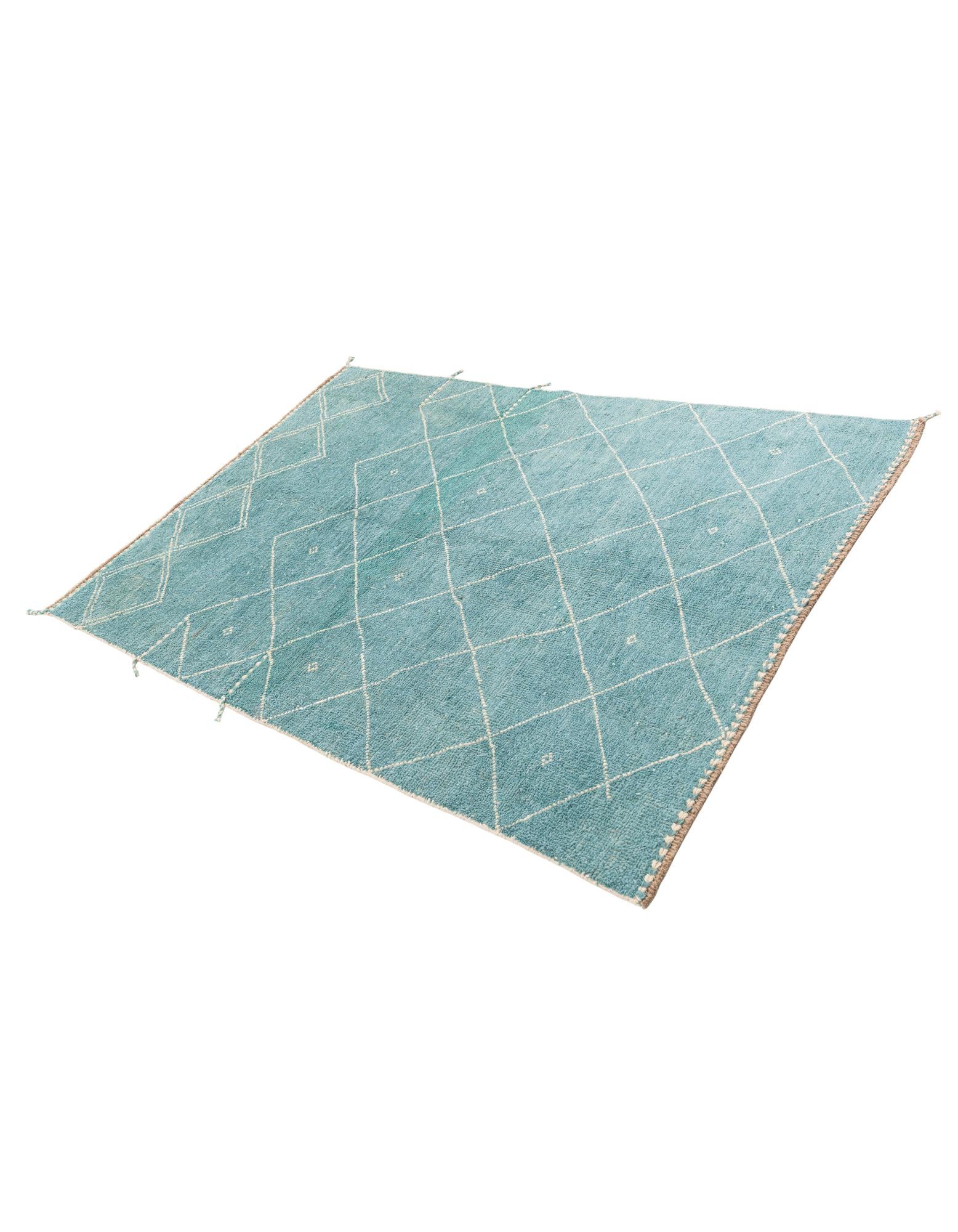 5' 2 x 7' 4 Hand Knotted Moroccan Wool Rug