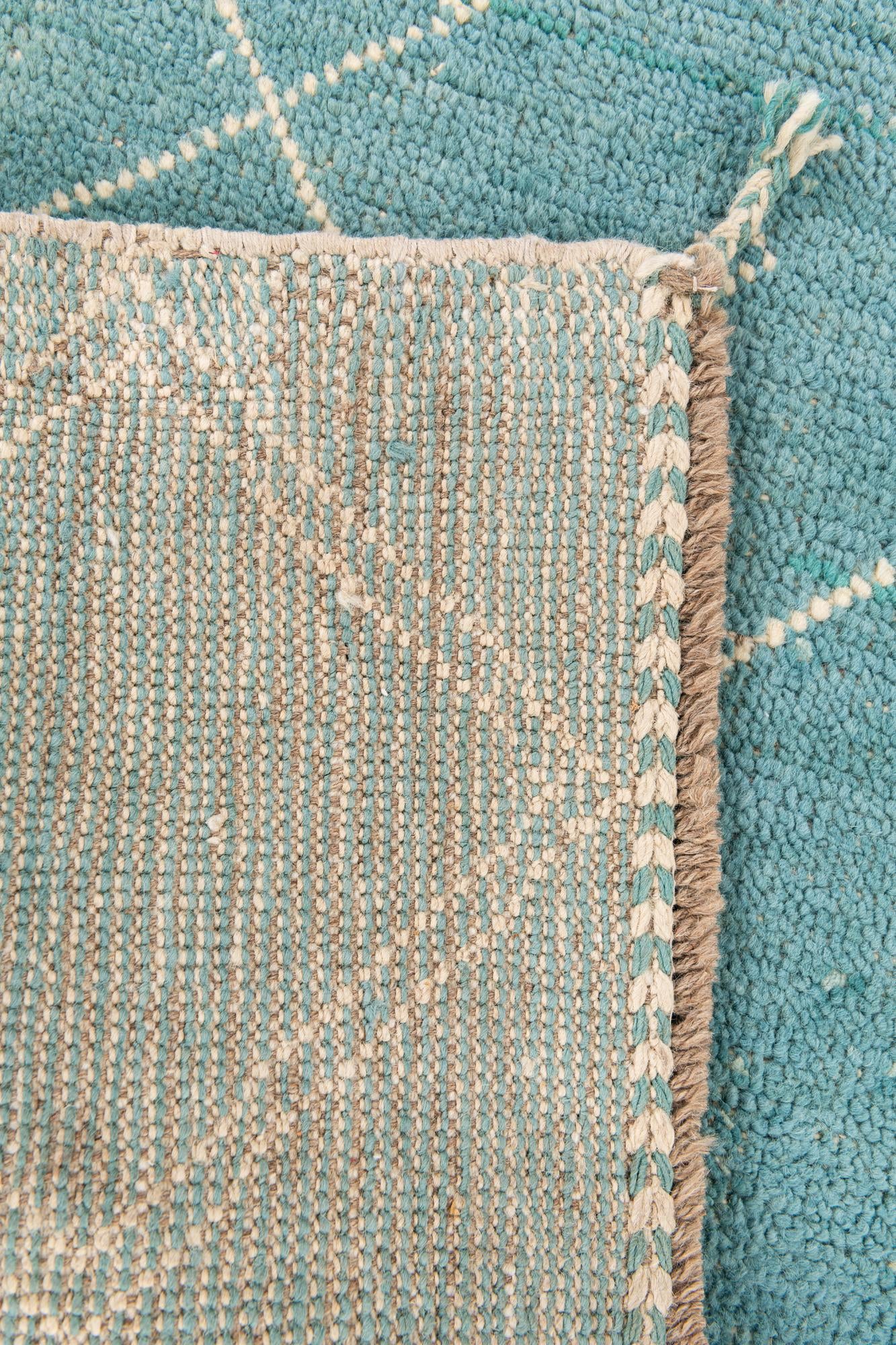 5' 2 x 7' 4 Hand Knotted Moroccan Wool Rug