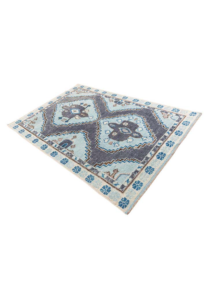 5' 10 x 9' 1 Hand Knotted Moroccan Wool Rug