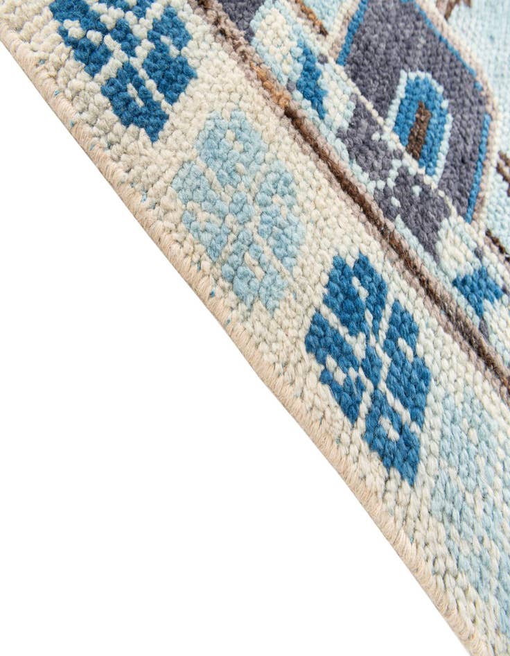 Detail image of 5' 10 x 9' 1  Hand Knotted Moroccan Wool Rug